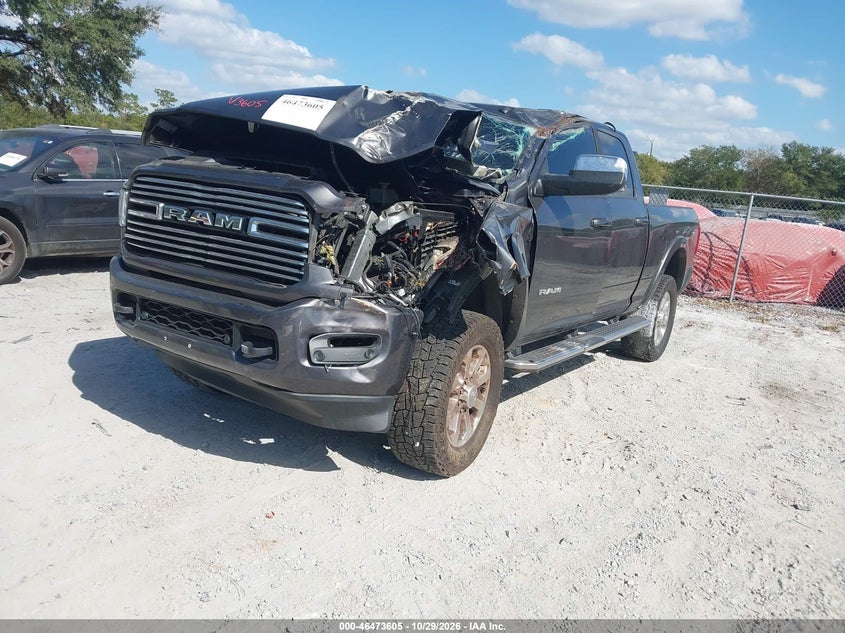 Vin: 3c6ur5fj9ng180769, lot: 46973984, ram 2500 laramie  4x4 6'4 box 20222