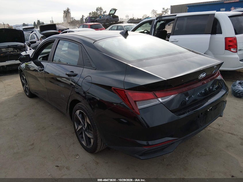 Vin: kmhls4ag8pu518284, lot: 46974009, hyundai elantra sel 20233