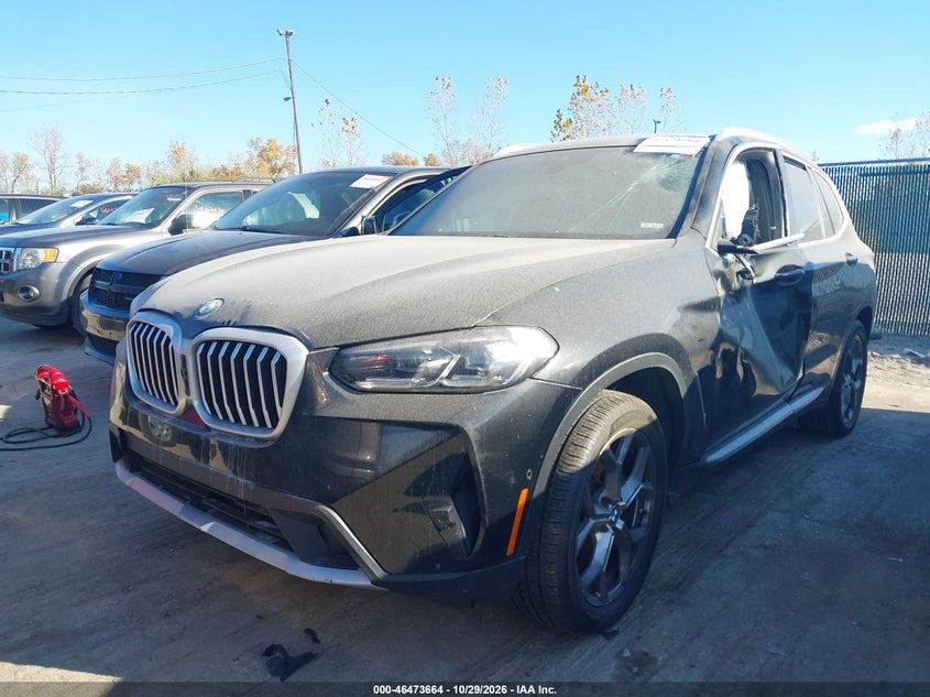 Vin: wbx57dp09pn243076, lot: 46974043, bmw x3 xdrive30i 20232
