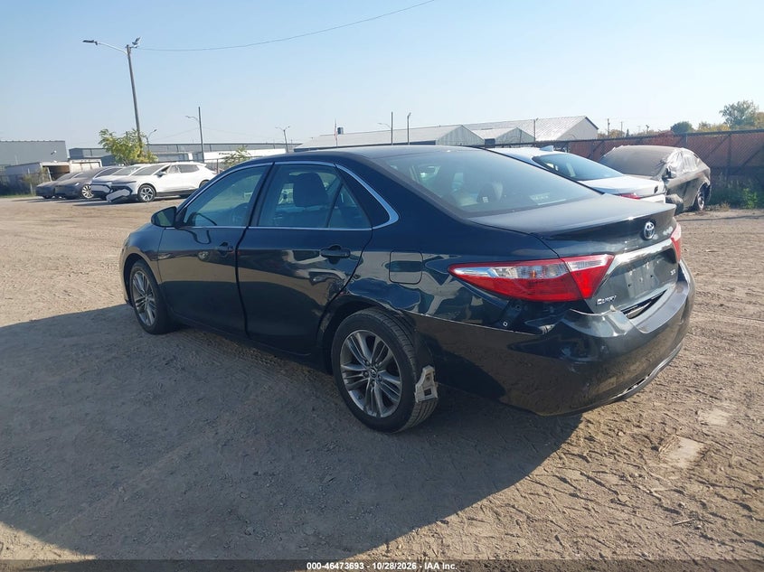 Vin: 4t1bf1fk8fu949783, lot: 46974072, toyota camry se 20153