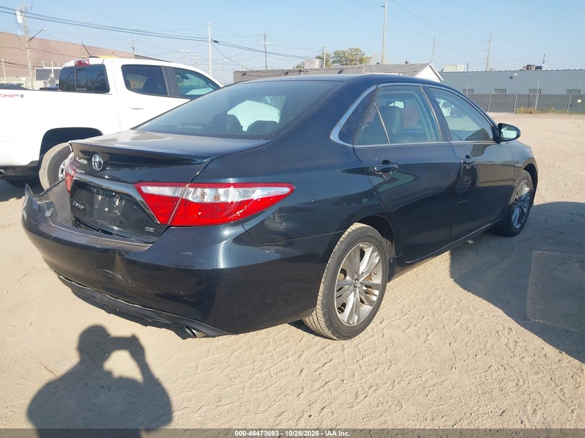 Vin: 4t1bf1fk8fu949783, lot: 46974072, toyota camry se 20154