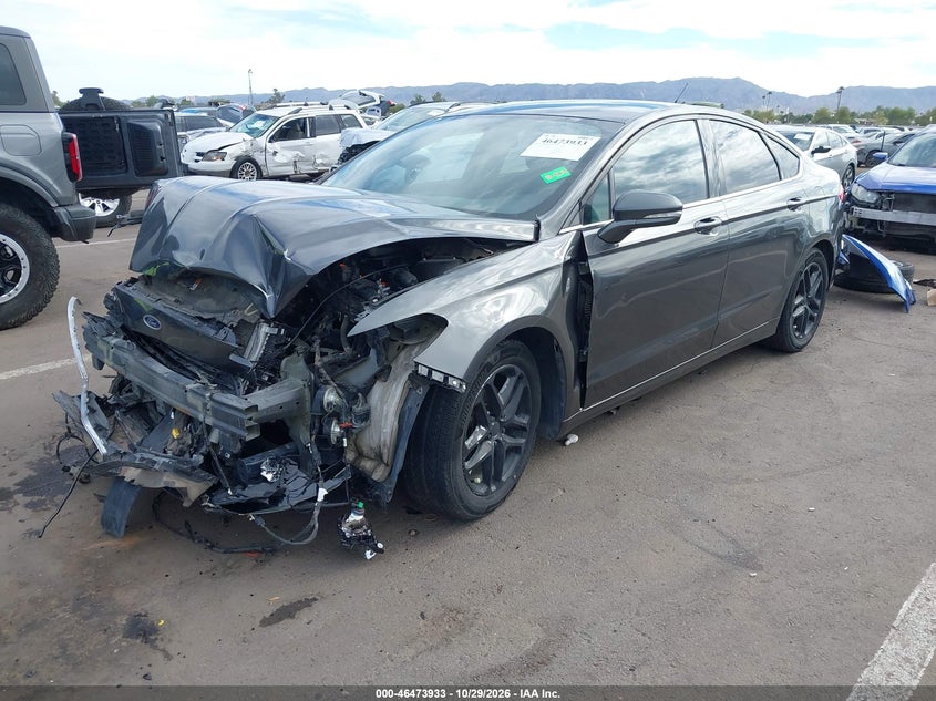 2016 Ford Fusion Se, Повреждение двигателя, IAAI, VIN 3FA6P0H7XGR315847 — фото 2