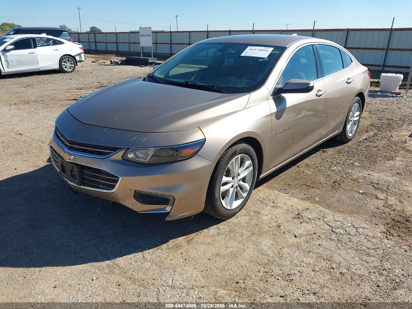 Vin: 1g1zd5st6jf264024, lot: 46974445, chevrolet malibu lt 20182