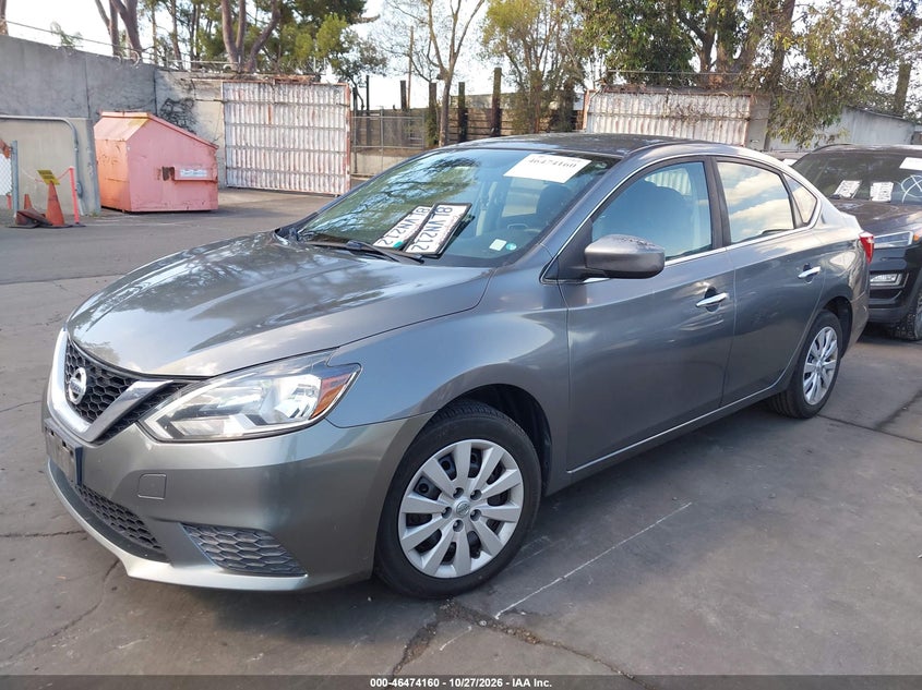 Vin: 3n1ab7ap6hl702280, lot: 46974539, nissan sentra sv 20172