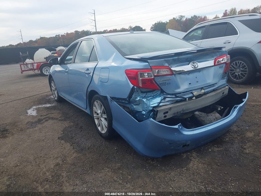 Vin: 4t4bf1fk4dr279135, lot: 46974597, toyota camry xle 20133