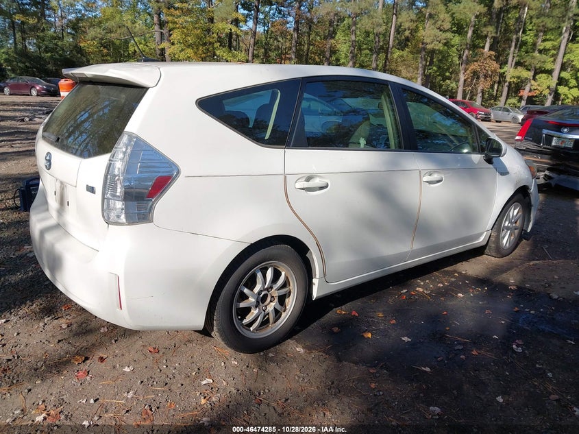 Vin: jtdzn3eu3d3202227, lot: 46974664, toyota prius v three 20134