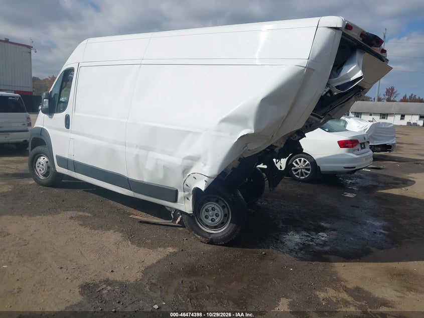 Vin: 3c6lrvdg7pe565216, lot: 46974777, ram promaster 2500 high roof 159 wb 20233