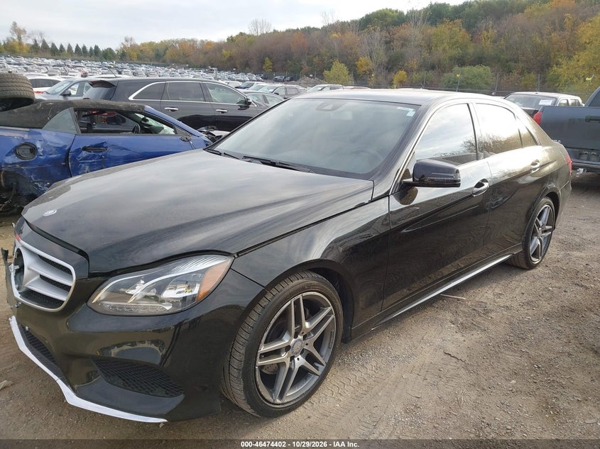 2014 Mercedes-Benz E 350 4Matic, Front End, IAAI, VIN WDDHF8JB8EB029232 — photo 2