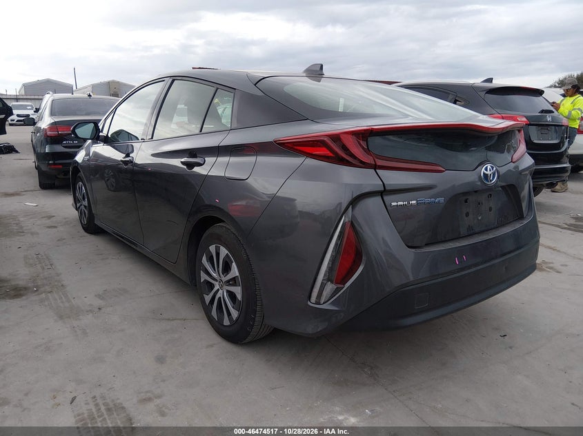 Vin: jtdkarfp6l3160109, lot: 46974896, toyota prius prime le 20203