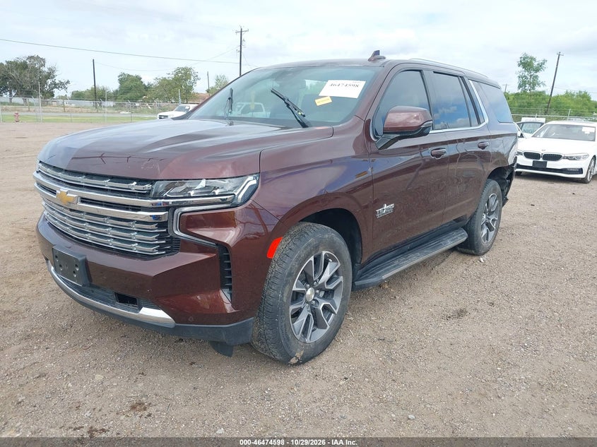 2023 Chevrolet Tahoe 2Wd Lt, Удар сзади, IAAI, VIN 1GNSCNKD5PR493698 — фото 2