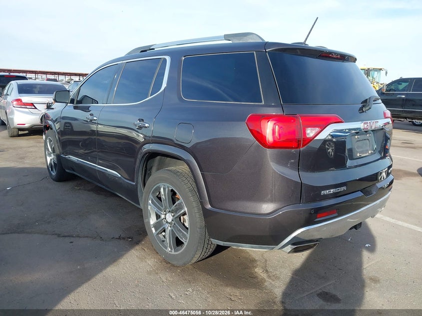 Vin: 1gkknxls5hz144722, lot: 46975435, gmc acadia denali 20173