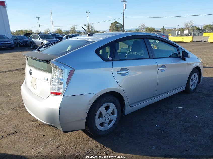 Vin: jtdkn3du7b5306689, lot: 46975559, toyota prius three 20114