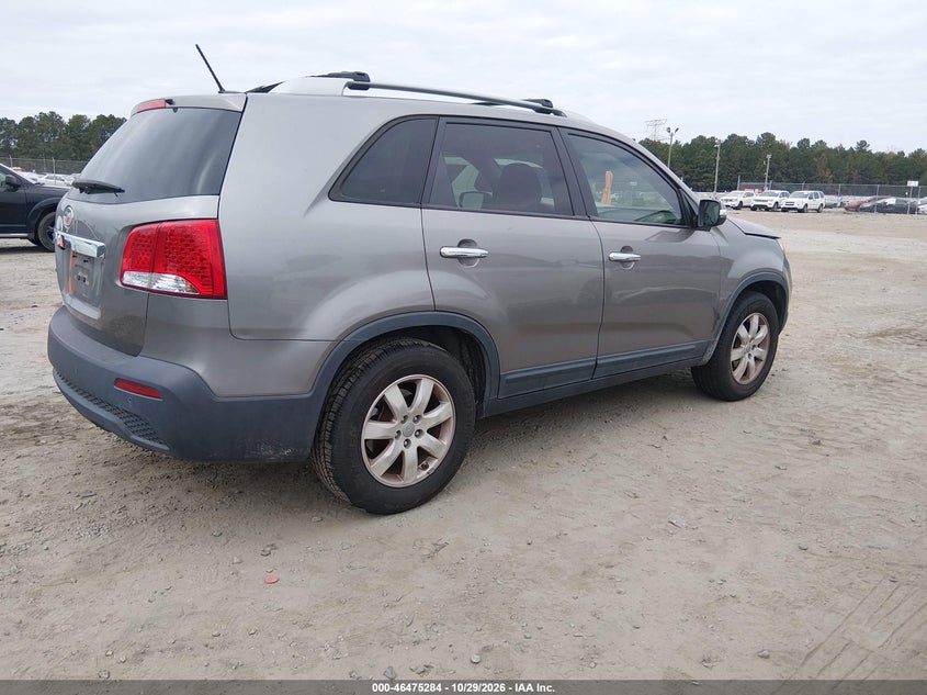 Vin: 5xykt3a62cg283228, lot: 46975663, kia sorento lx 20124