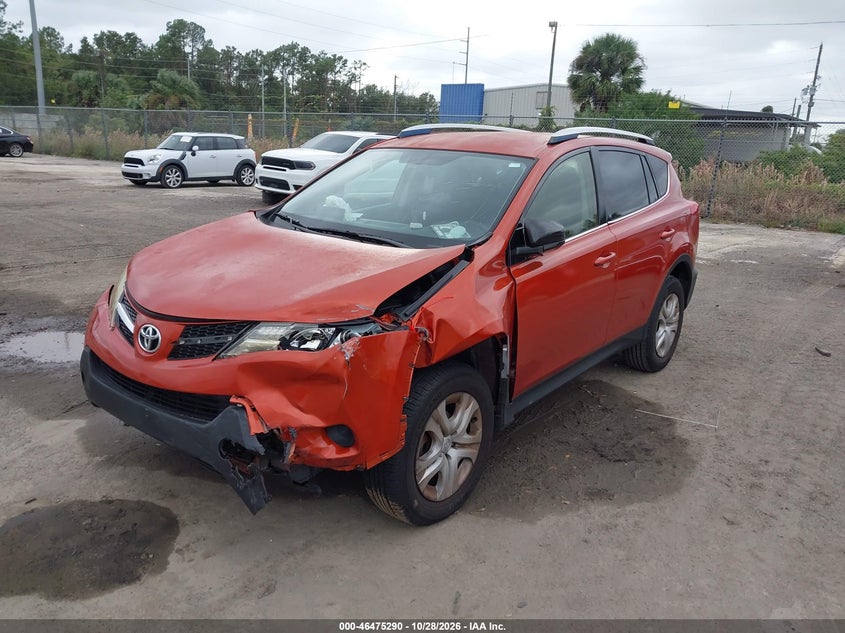 Vin: jtmzfrev5fd072425, lot: 46975669, toyota rav4 le 20152