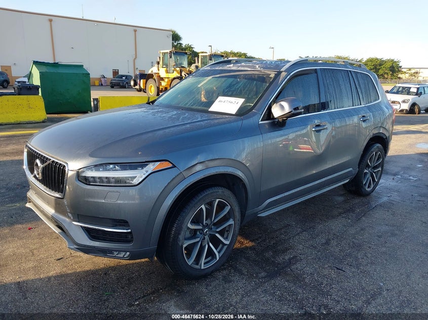 Vin: yv4102kk7h1162936, lot: 46976003, volvo xc90 t5 momentum 20172