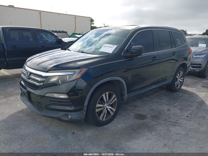 Vin: 5fnyf6h5xgb012771, lot: 46976040, honda pilot ex-l 20162