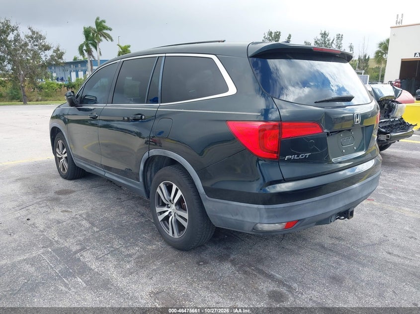 Vin: 5fnyf6h5xgb012771, lot: 46976040, honda pilot ex-l 20163