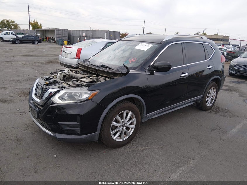 2018 Nissan Rogue Sv, Front End, IAAI, VIN KNMAT2MV2JP592703 — photo 2