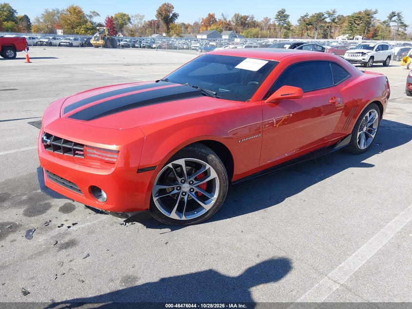 Vin: 2g1fc1ed8b9200953, lot: 46976423, chevrolet camaro 2lt 20112