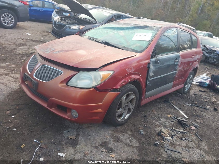 2006 Pontiac Vibe, По кругу, IAAI, VIN 5Y2SL65846Z457299 — фото 2