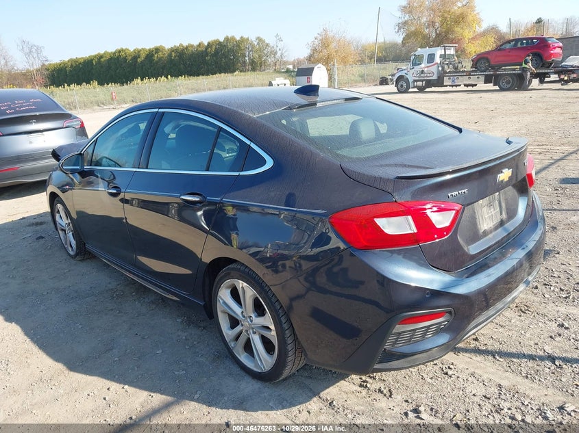 Vin: 1g1bg5sm2g7233406, lot: 46976642, chevrolet cruze premier auto 20163