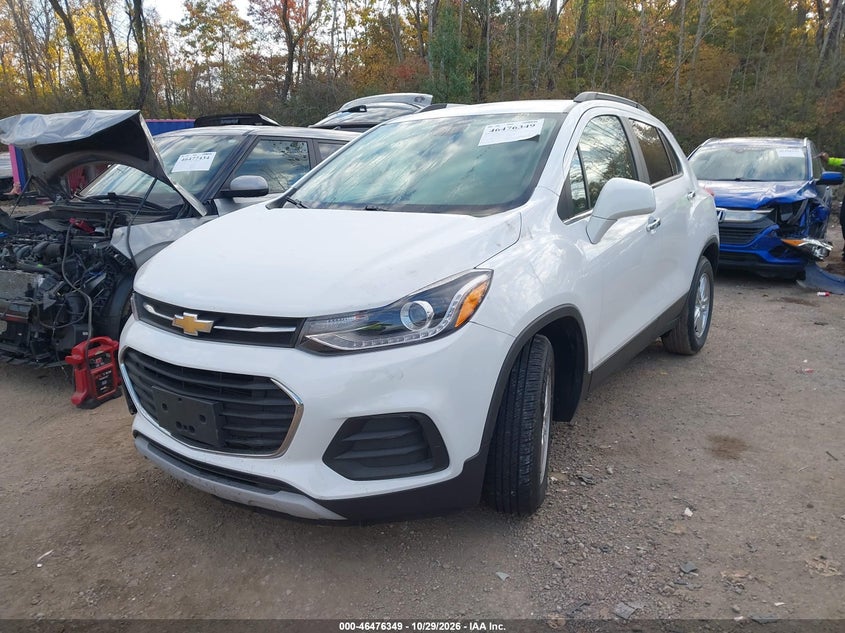 2017 Chevrolet Trax Lt, All Over, IAAI, VIN 3GNCJLSB7HL281178 — photo 2