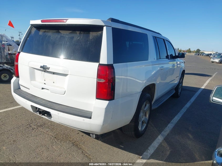Vin: 1gnskjkc5fr195380, lot: 46976732, chevrolet suburban 1500 lt 20154