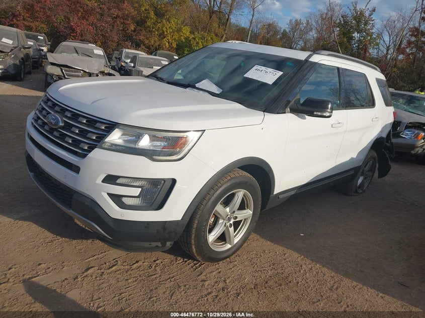Vin: 1fm5k8d88hga46186, lot: 46977151, ford explorer xlt 20172