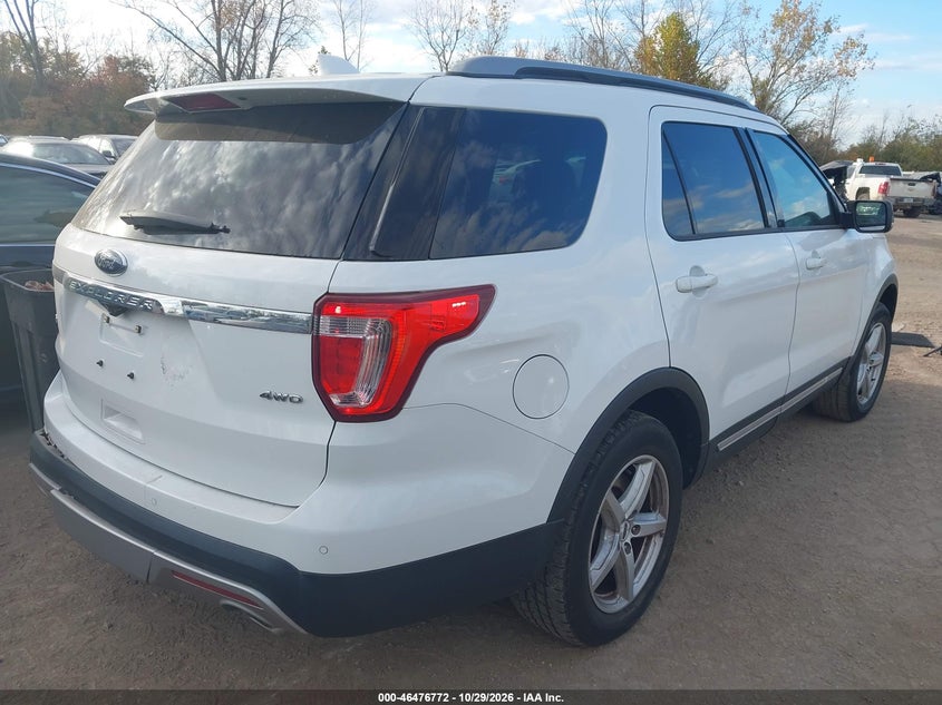 Vin: 1fm5k8d88hga46186, lot: 46977151, ford explorer xlt 20174