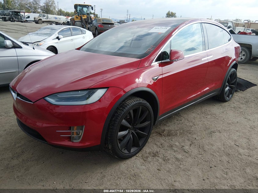 Vin: 5yjxcde27jf132442, lot: 46977533, tesla model x 100d/75d/p100d 20182