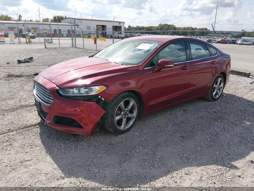 2014 Ford Fusion Se, Front End, IAAI, VIN 1FA6P0HD2E5396297 — photo 2