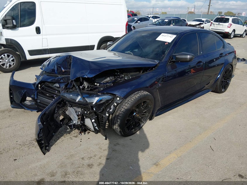2027 BMW M3, Front End, IAAI, VIN WBS33HJ04VFW94349 — photo 2
