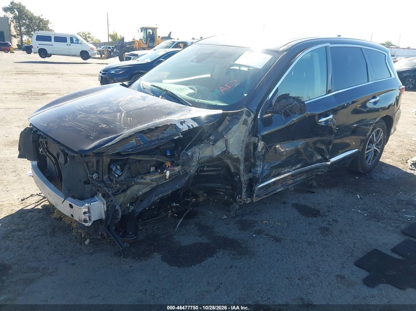 2019 Infiniti Qx60 Pure, Front End, IAAI, VIN 5N1DL0MM6KC550113 — photo 2