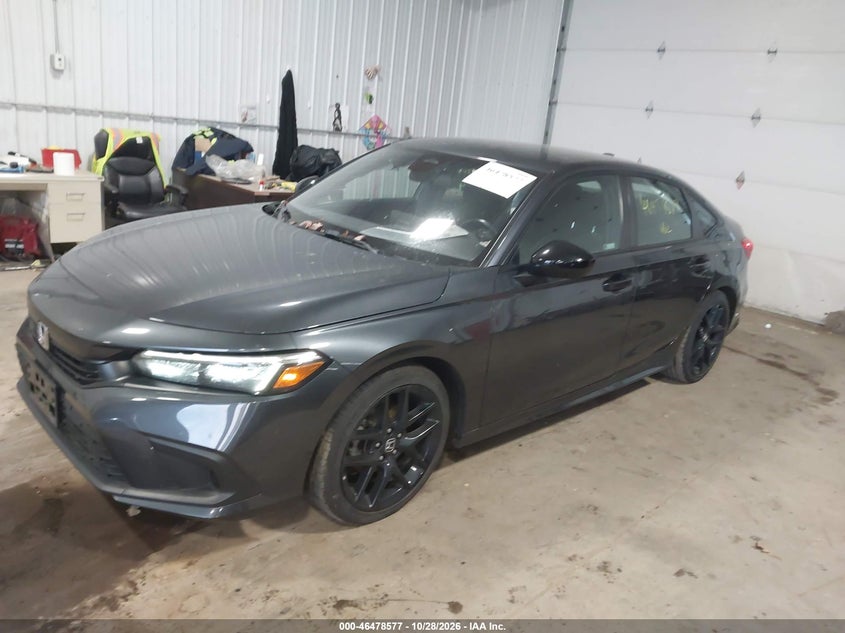 Vin: 2hgfe2f52rh538767, lot: 46978956, honda civic sport 20242