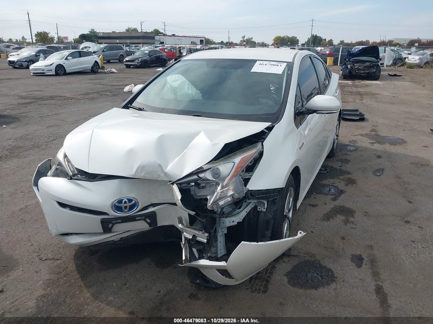 2016 Toyota Prius Three, Front End, IAAI, VIN JTDKARFU1G3013806 — photo 2