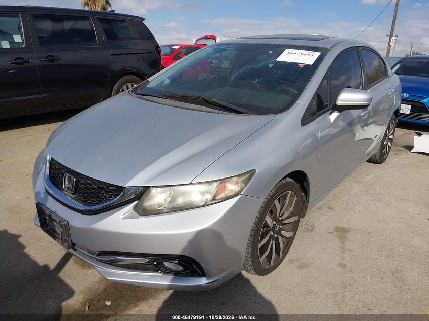 Vin: 2hgfb2f93fh555732, lot: 46979570, honda civic ex-l 20152