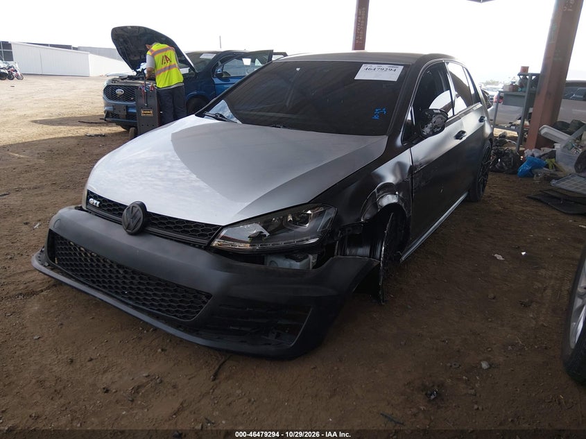 2016 Volkswagen Golf Gti S 4-Door, All Over, IAAI, VIN 3VW4T7AU0GM059797 — photo 2