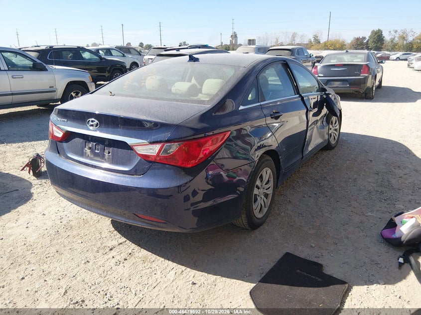 Vin: 5npeb4ac4bh095698, lot: 46979976, hyundai sonata gls 20114