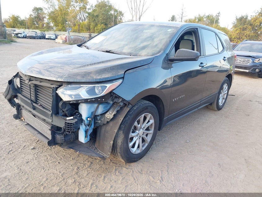 Vin: 3gnaxhev1ls647529, lot: 46980054, chevrolet equinox fwd ls 20202