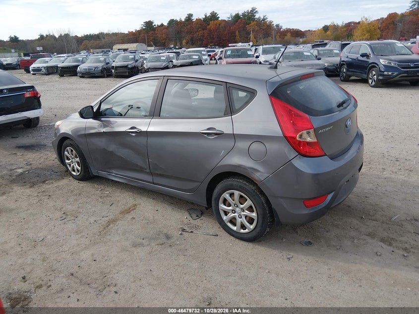 Vin: kmhct5ae6eu153571, lot: 46980116, hyundai accent gs 20143