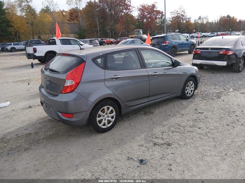 Vin: kmhct5ae6eu153571, lot: 46980116, hyundai accent gs 20144