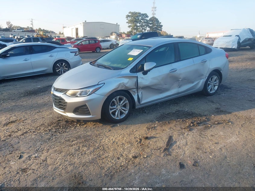 Vin: 1g1bc5sm4k7149446, lot: 46980150, chevrolet cruze ls 20192