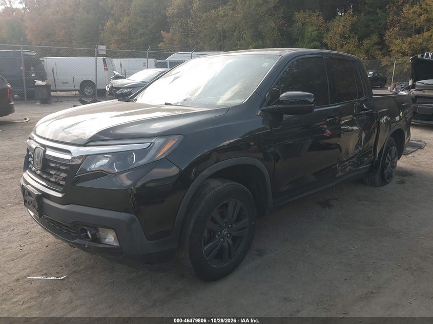 2020 Honda Ridgeline Awd Sport, Right Side, IAAI, VIN 5FPYK3F15LB025570 — photo 2