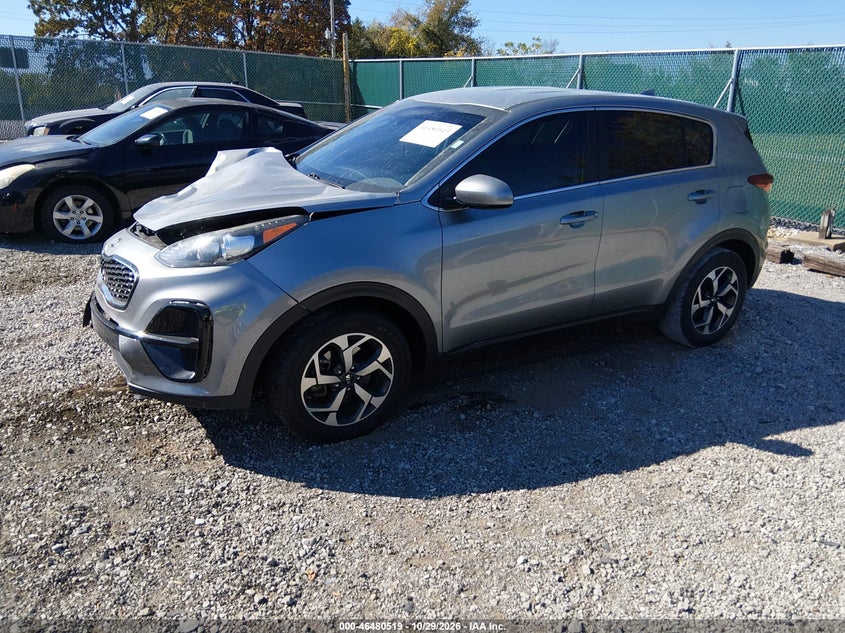 2021 Kia Sportage Lx, Front End, IAAI, VIN KNDPM3AC2M7937023 — photo 2