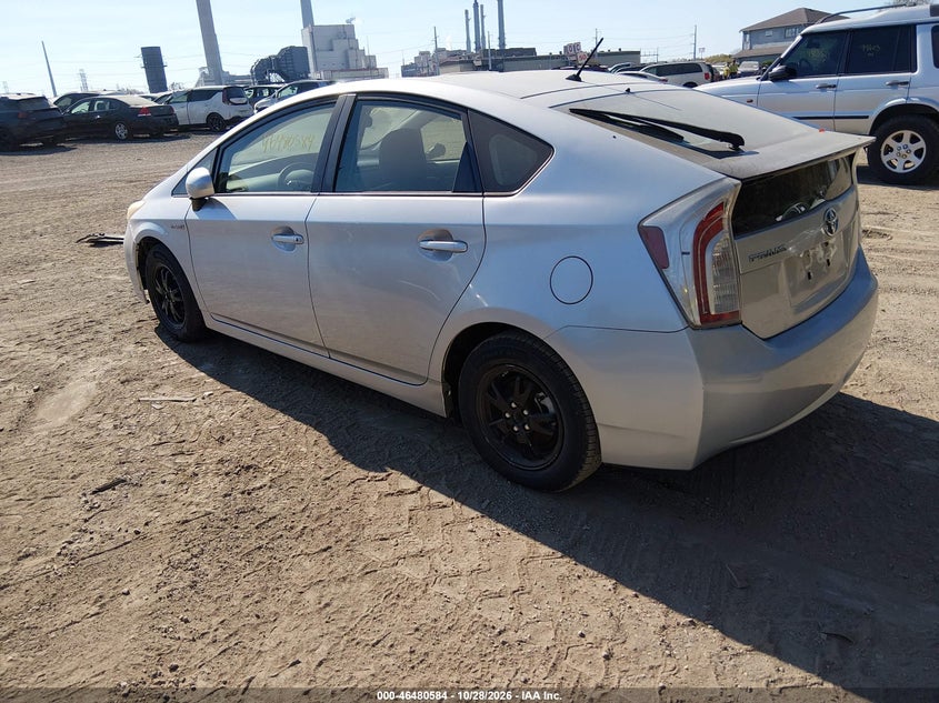 Vin: jtdkn3duxe1752184, lot: 46980968, toyota prius two 20143