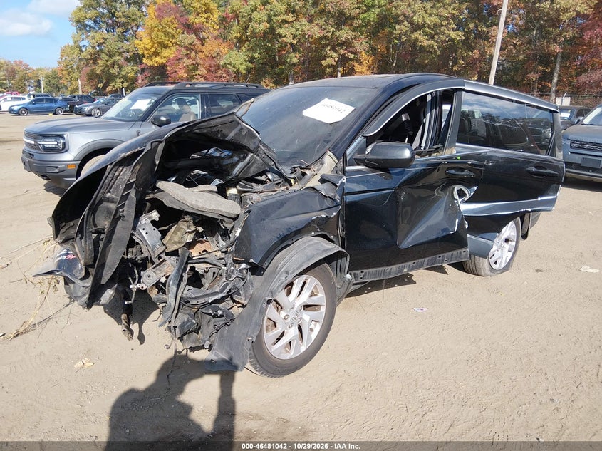 2010 Honda Cr-V Ex-L, Front End, IAAI, VIN 5J6RE4H76AL084014 — photo 2
