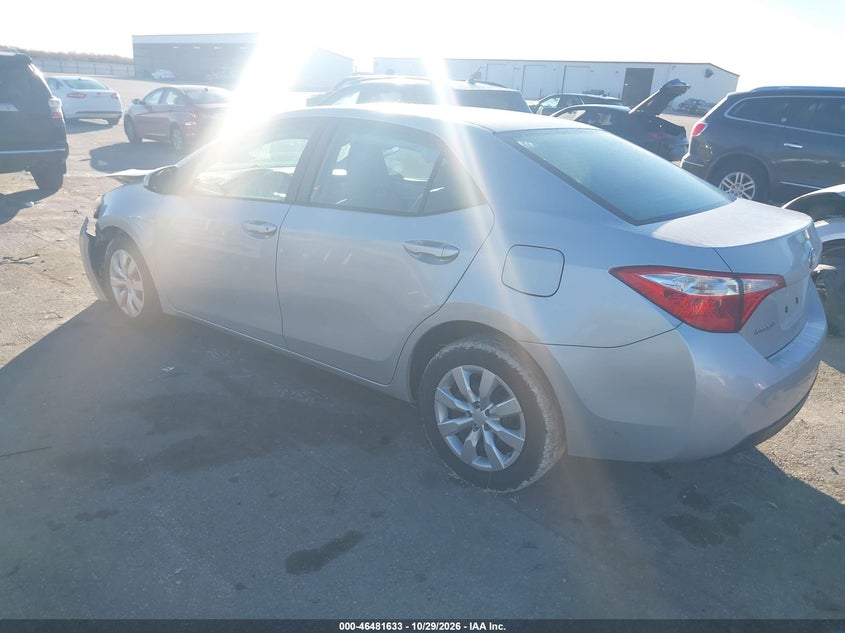 Vin: 5yfburhe2ep135690, lot: 46982017, toyota corolla le 20143