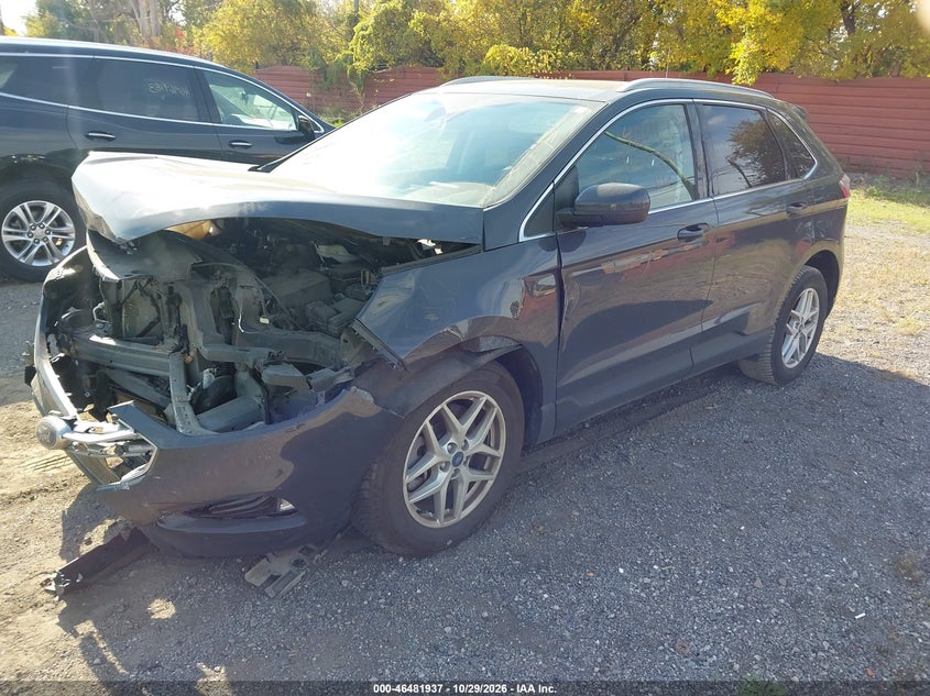 2021 Ford Edge Sel, Front End, IAAI, VIN 2FMPK4J93MBA14102 — photo 2