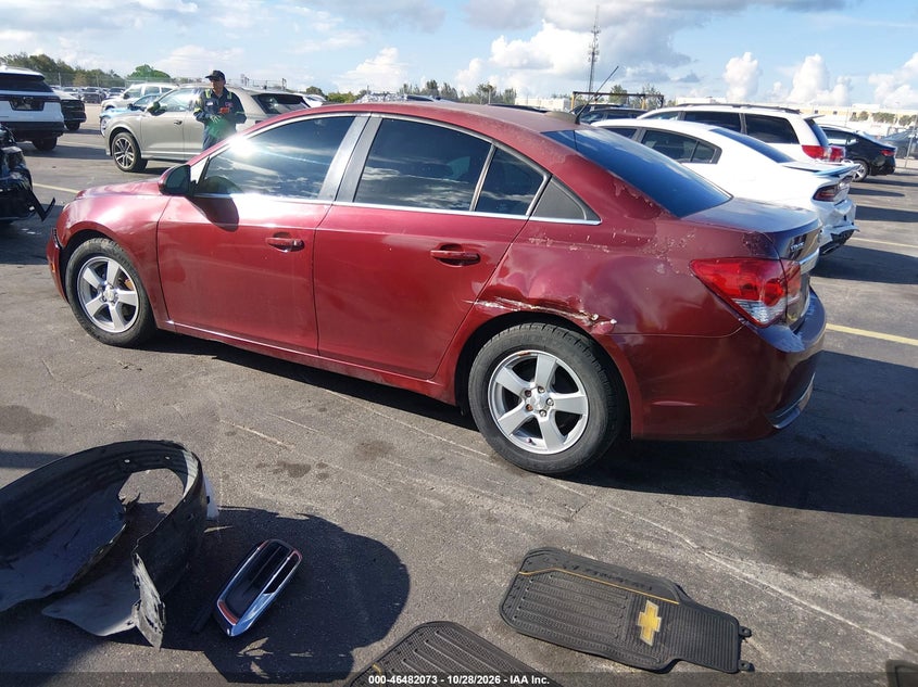 Vin: 1g1pc5sbxf7163345, lot: 46982457, chevrolet cruze 1lt auto 20153