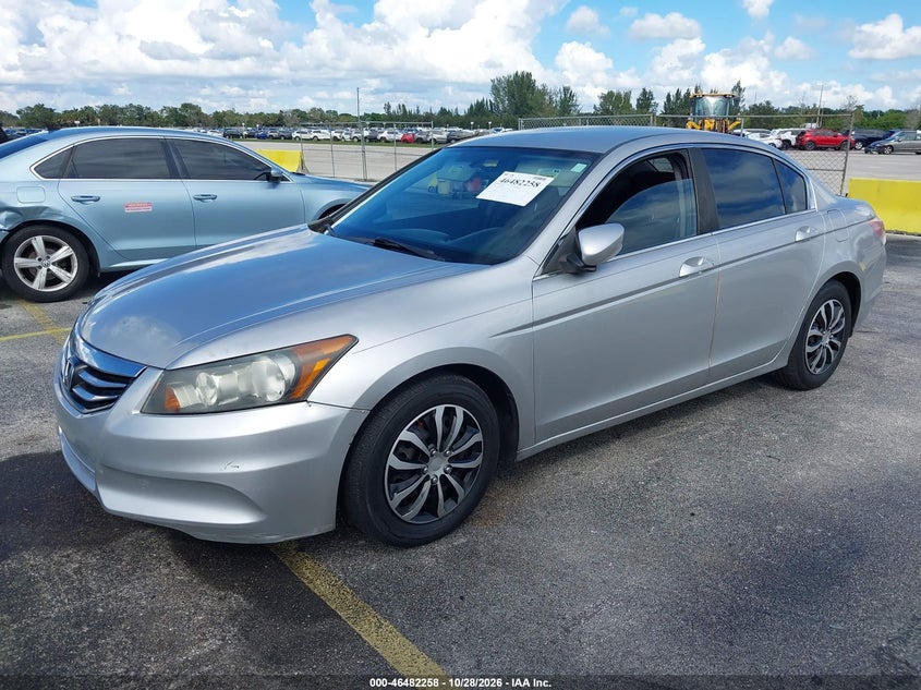 Vin: 1hgcp2f30ca226707, lot: 46982642, honda accord 2.4 lx 20122